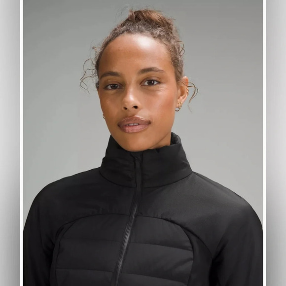 NWT Lululemon Down for It All Cropped Half-Zip Pullover in Black Size 6 - Picture 5 of 15